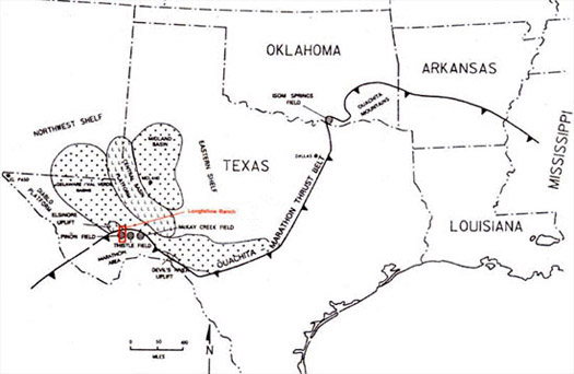 Overthrust Map